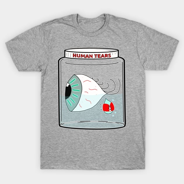 Human Tears T-Shirt by The Angry Possum